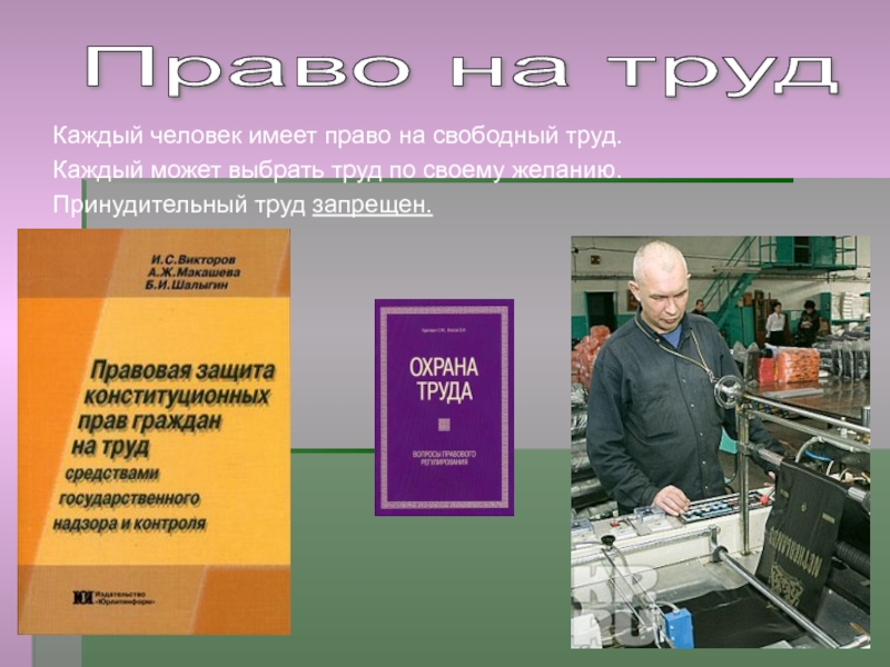 Свободный труд. Каждый человек имеет право на Свободный труд. Книга экономика принудительного труда.