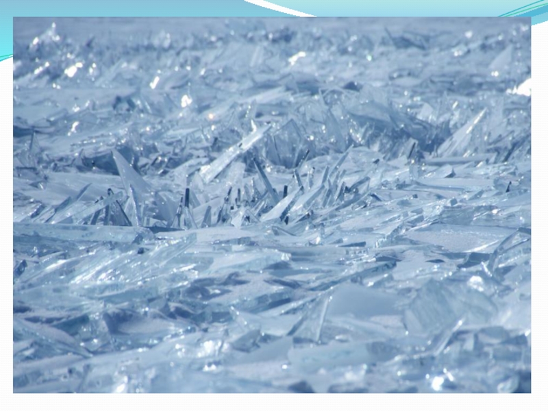 Мелкий лед на воде. Ледовый режим Байкала. Мелкие кристаллики льда,образующиеся на твердой поверхности. Кристалл льда рождается на поверхности воды. Одинокий Кристалл льда рождается на поверхности воды.