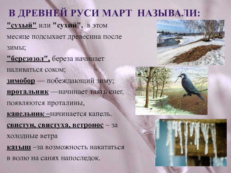 Как в народе называют месяц март. Почему месяц март так называется. Март происхождение названия месяца. Весенние месяцы. Весенние месяцы в древней Руси.