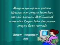 Презентация проекта Табиб буласым килә.(1 класс)