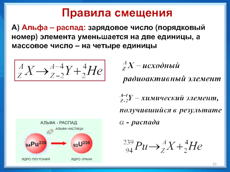 Альфа и бета распад физика 9 класс презентация