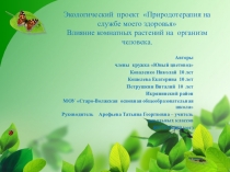 Презентация по окружающему миру на тему Комнатные растения 2касс