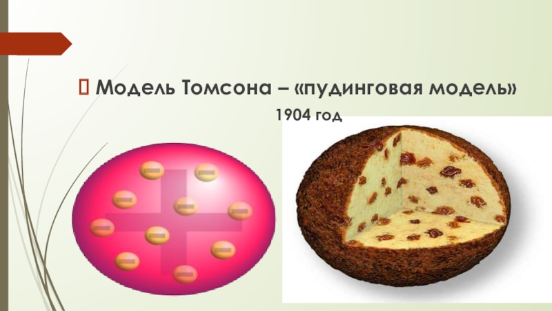 Модель атома томсона пудинг с изюмом. Модель атома Томсона кекс с изюмом. Пудинговая модель Томсона. Пудинговая модель строения атома.