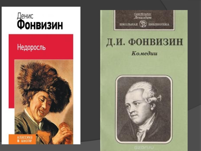 Фонвизин недоросль фото книги