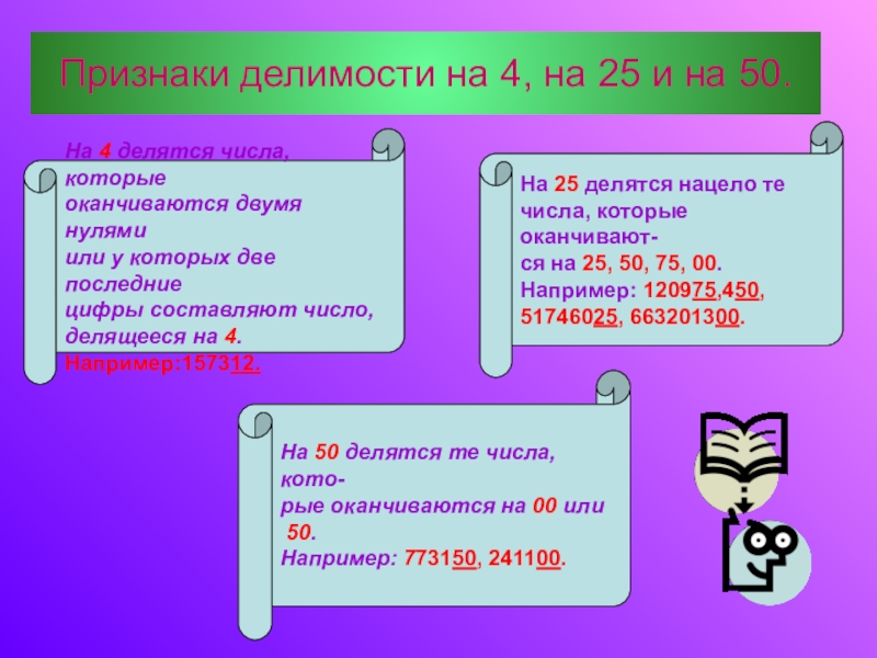 Проект признаки делимости 6 класс натуральных чисел