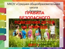 Классный час Правила безопасного поедения на природе, на воде.Правила спасения утопающего