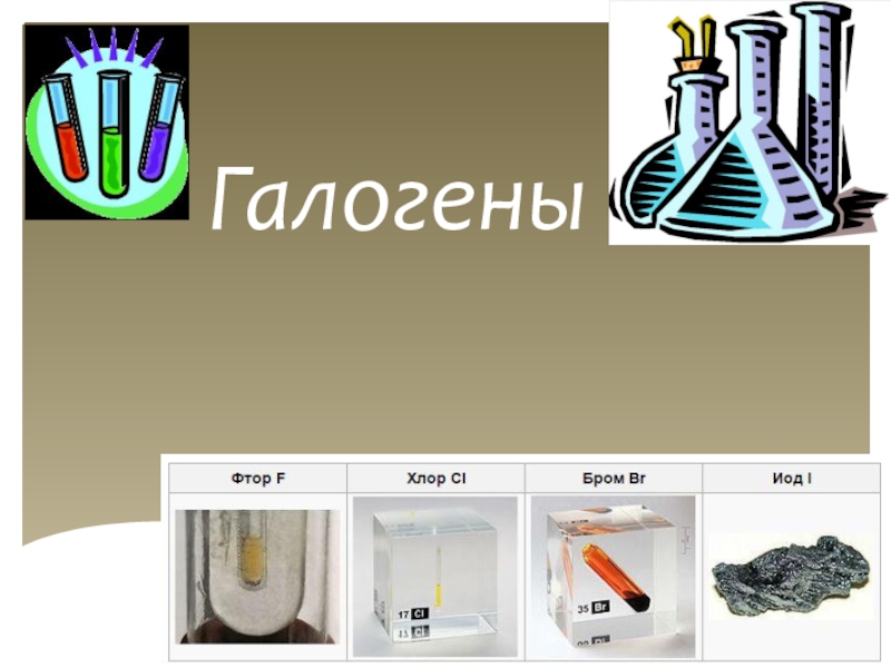 Галогены презентация по химии