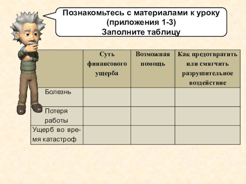 Познакомься с таблицей