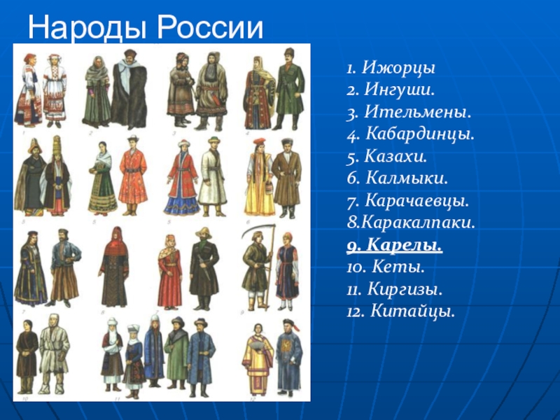 10 народов. Названия народов России. 10 Народов России. 10 Народов России названия. Народы России Карачаевцы презентация.