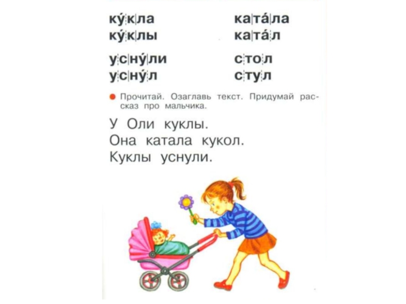 Куколка текст. У Оли куклы она катала кукол куклы уснули. Кукла слоги. Азбука буква л 1 класс школа России. Горецкий буква л.