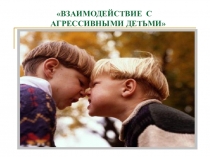 Презентация Взаимодействие с агрессивными детьми