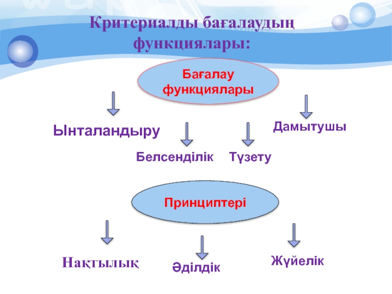 Бағалау түрлері презентация