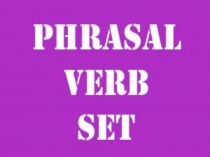 8 класс фразовый глагол set
