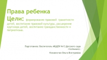 Презентация по правам ребенка