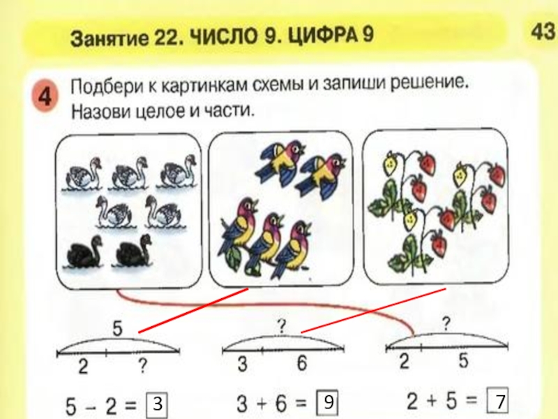 Презентация по математике в подготовительной группе решение задач