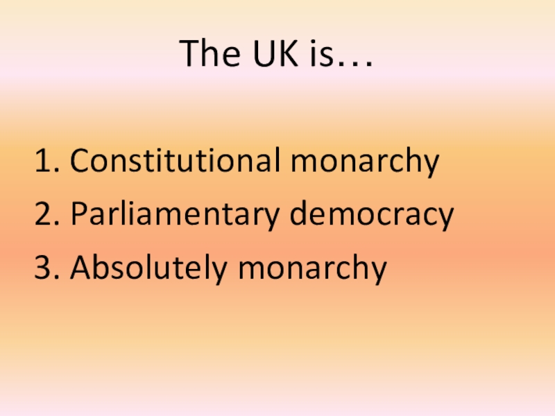 The uk to be constitutional. Absolute Monarchy. Dark clouds over British Monarchy presentation ppt.