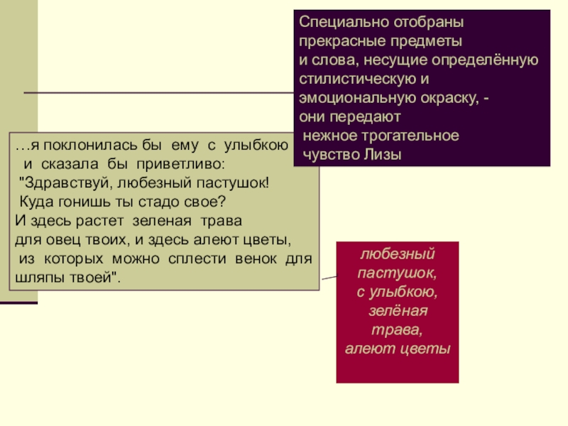 …я поклонилась бы ему с улыбкою и сказала бы приветливо: 