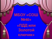 Выступление агитбригады по ПДД