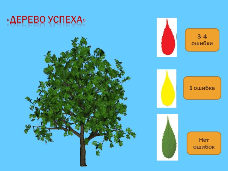 Дерево успеха рефлексия картинки