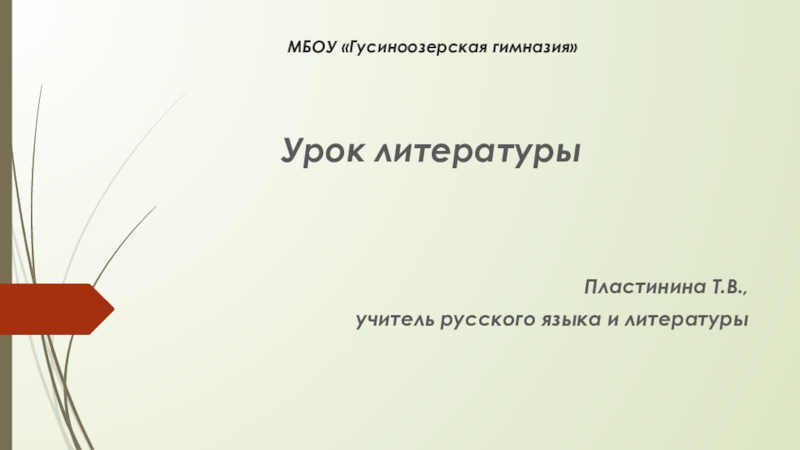 Презентация к уроку Мотив одиночества в лирике М.Ю.Лермонтова