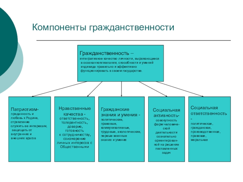 Общество гражданские качества личности