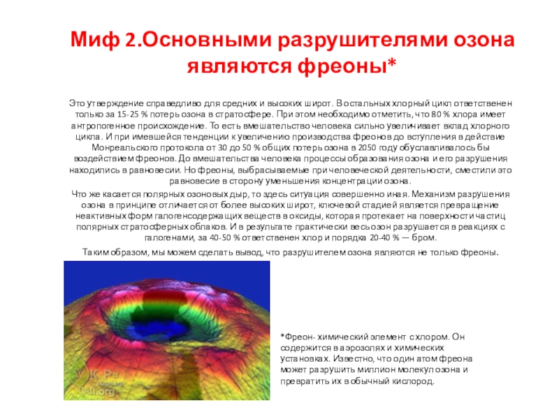 Загадки озоновых дыр готовый проект по физике