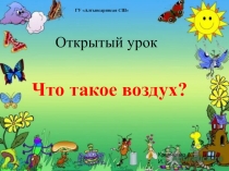 Презентация к уроку Естествознание Что такое воздух?