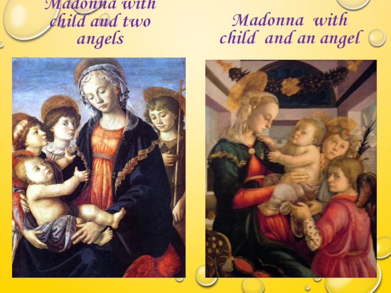 Реферат: 2 Paintings Modanno W Child And Angels