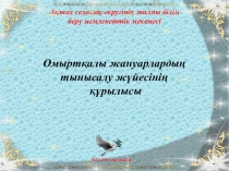 Омыртқалы жануарлардың тынысалу жүйесінің құрылысы