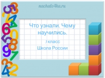 Урок закрепления по математике 3 класс