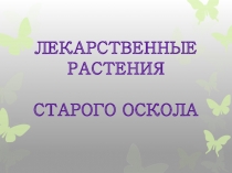 Электронный образовательный ресурс. Презентация по окружающему миру на тему Лекарственные растения Старого Оскола
