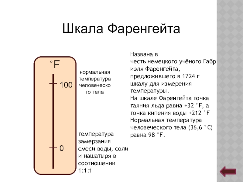 Фаренгейт нормальная температура