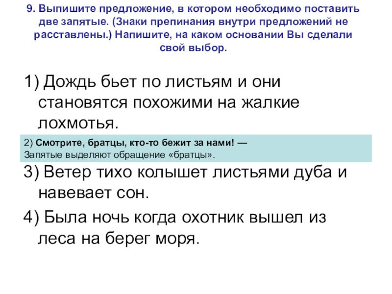 Где надо поставить 2 запятые в предложении