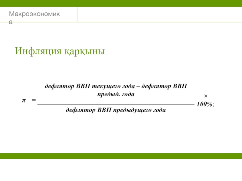 Презентация макроэкономика инфляция