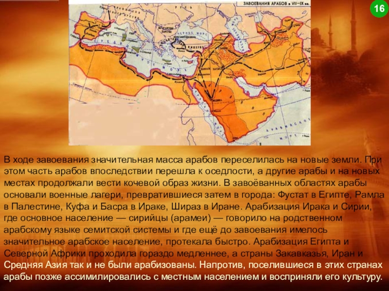 Полуостров начального расселения арабов. Арабское завоевание Северной Африки. Арабские завоевания. Итоги арабских завоеваний. Арабские завоевания VII век.