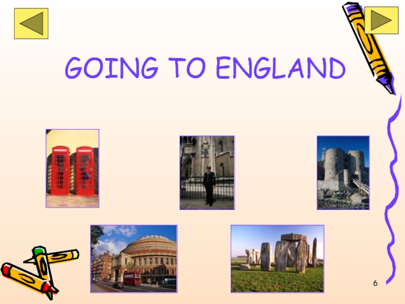 GOING TO ENGLAND