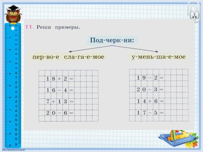 Как можно получить 20. Получение суммы 20. Примеры на вычитание из 20. Вычитание из 20 двузначных чисел. Получение суммы 20 2 класс.