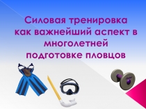Силовая тренировка как важнейший аспект в многолетней подготовке пловцов