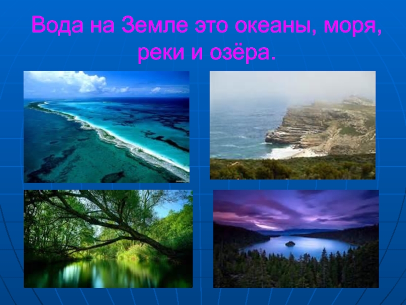 Какая вода суши. Распределение воды и суши на земле. Вода и суша. Океаны моря озёра и реки России картинки. Распределение суши воды на земле презентация.