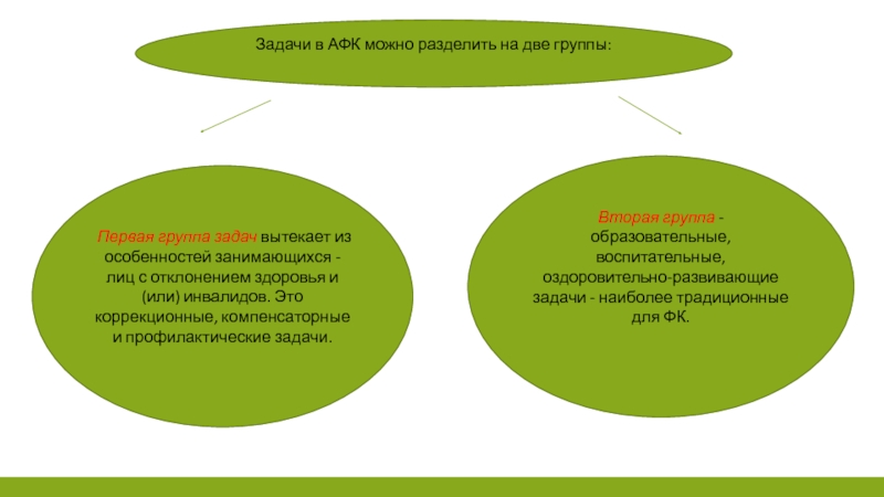 На какие две группы можно разделить