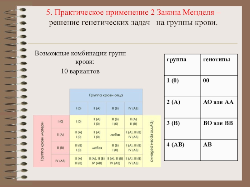 Презентация решение генетических задач 10 класс