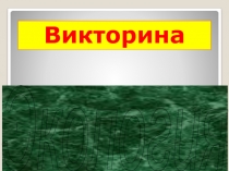 Презентация урока по ОБЖ (Викторина)на тему: Экология и безопасность (8 класс)