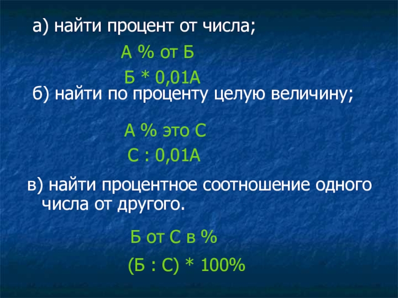 4 процента от числа