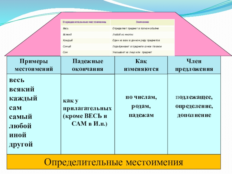 Русский язык 6 класс определительные местоимения презентация