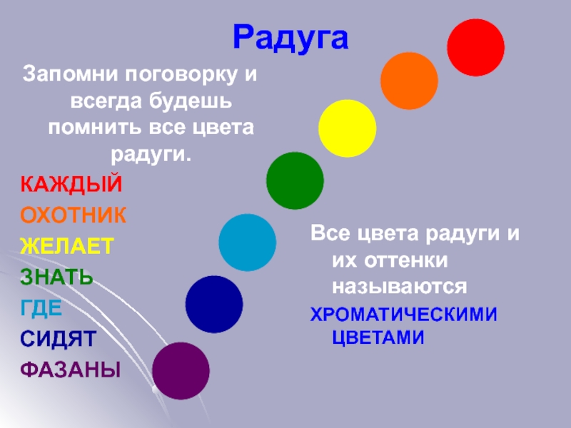 Презентация про цвета