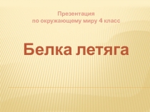 Презентация по окружающему миру 4 класс Белка летяга