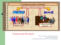 Презентация по обществознанию на тему Социальный контроль (10 класс)