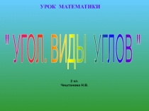 Презентация по математике на тему Виды углов
