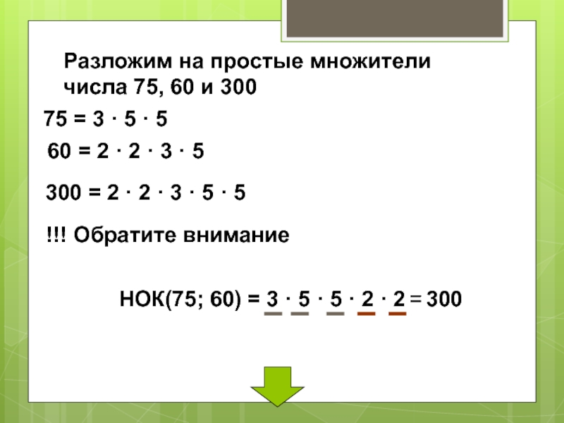 Разложить 5 на простые множители