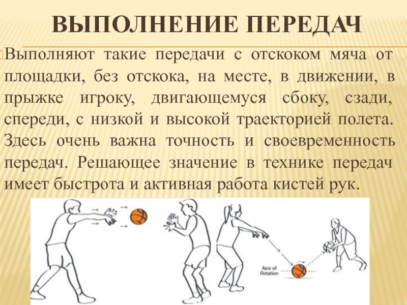 Реферат Баскетбол Передачи Мяча В Парах